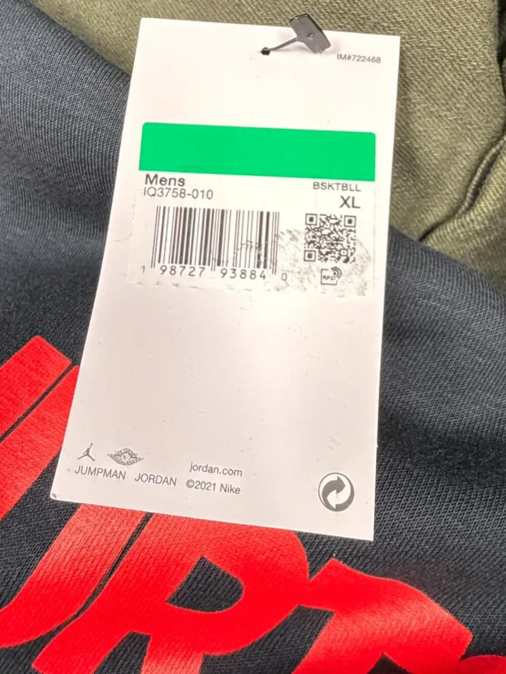 Air Jordan Fleece Hoodie x Jalen Hurts 'Love Hurts - Bred' IQ3758-010 Multi Size